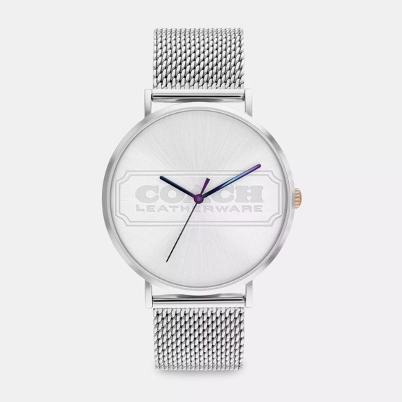 Coach Other - Men's Charles Stainless Steel Mesh Bracelet Watch 41mm 14602590